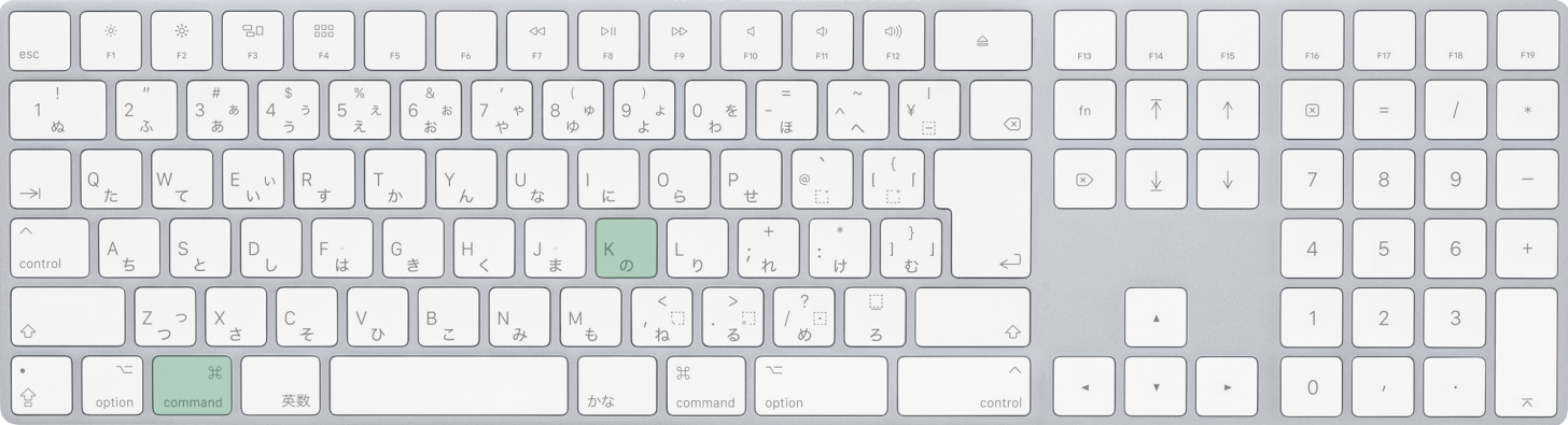 Macでハイパーリンクを設定するショートカット