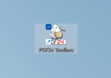 PDF24 Toolboxを開く