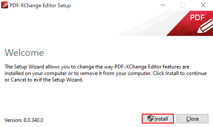 install