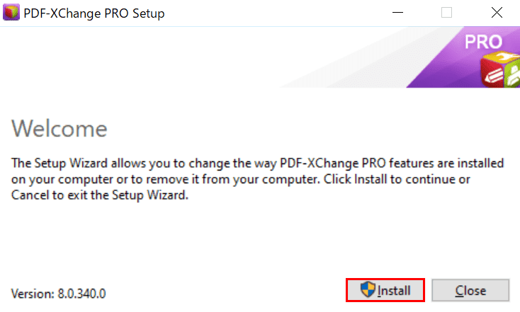 Install
