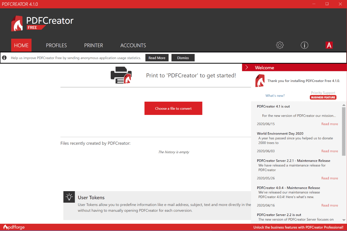 PDFCreatorの起動