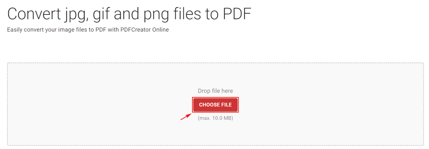 CHOOSE FILE