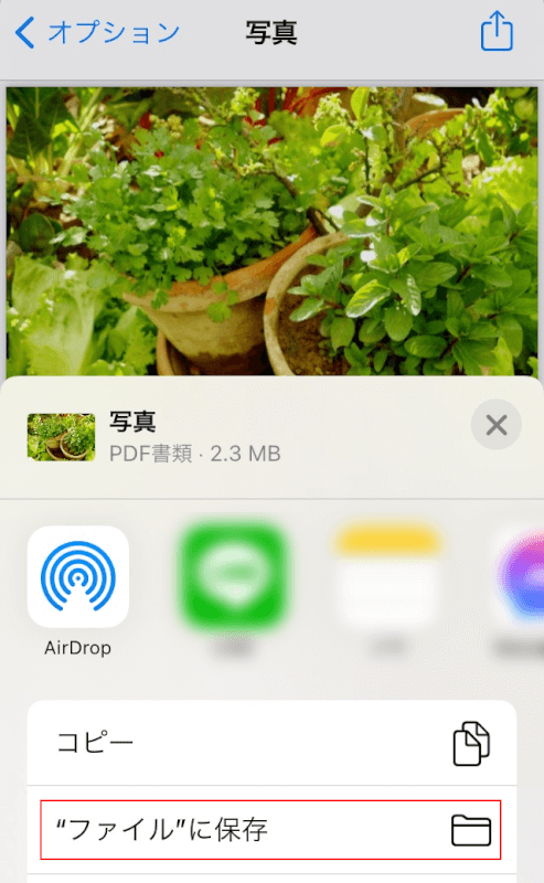 保存する