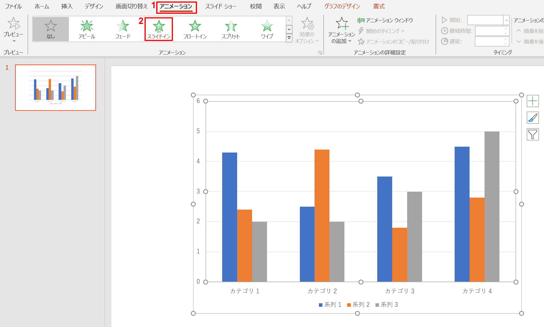 パワーポイントのグラフの作成 編集方法 Office Hack