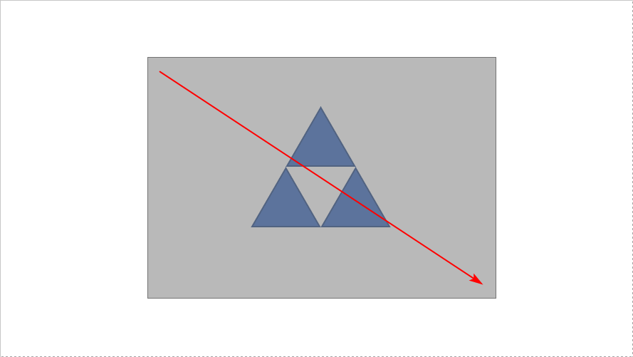 複数の図形を範囲選択