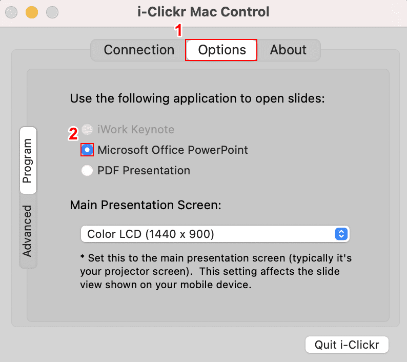 PowerPointにチェックする