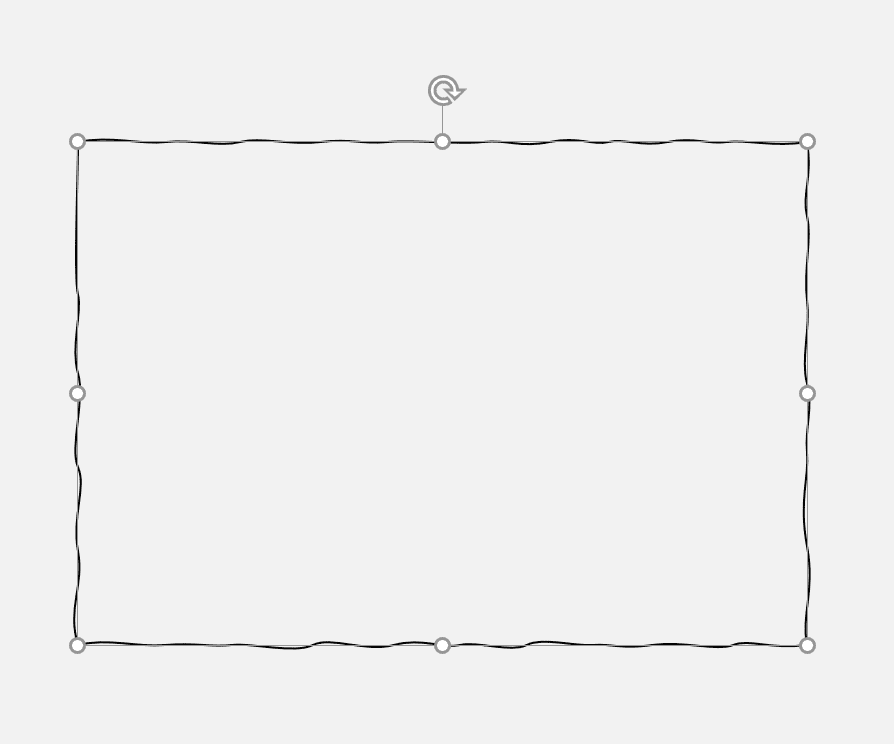 手書き風のアウトライン