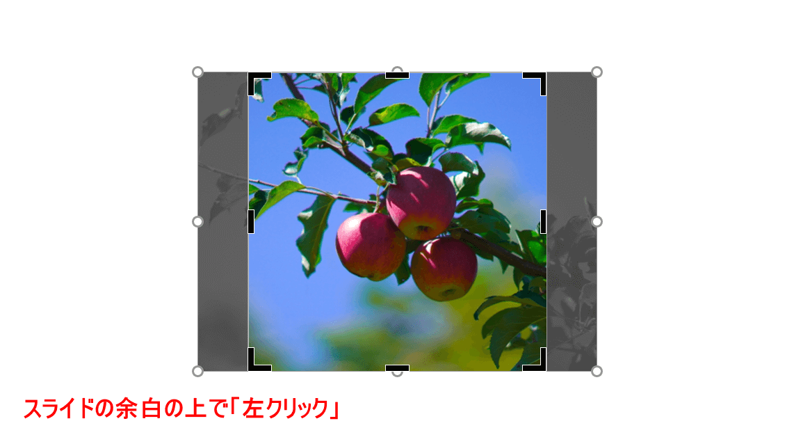 四角形1:1にトリミング