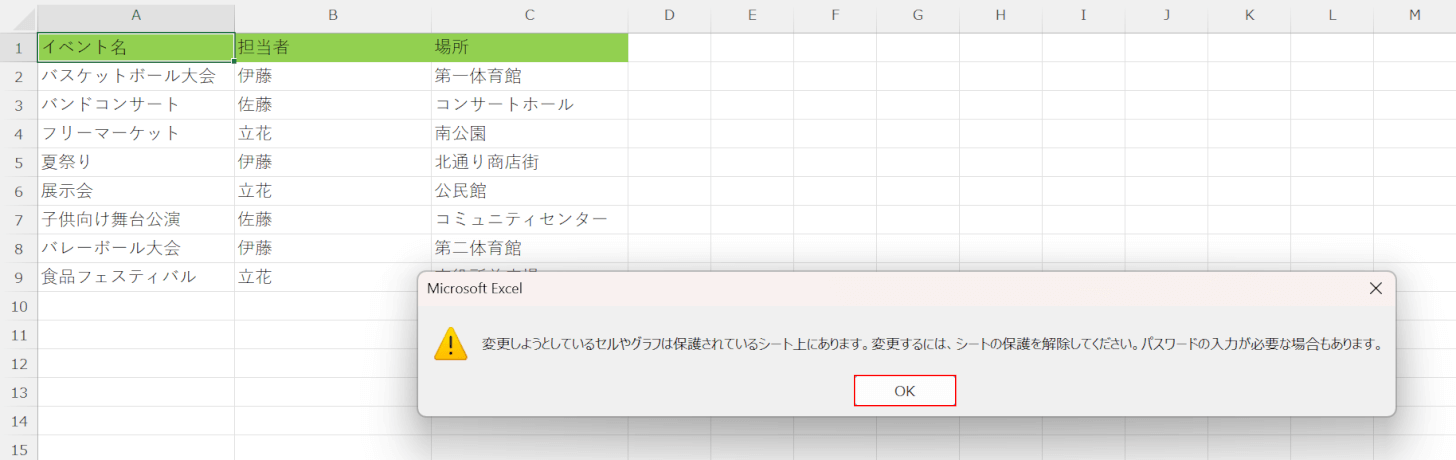 編集できない