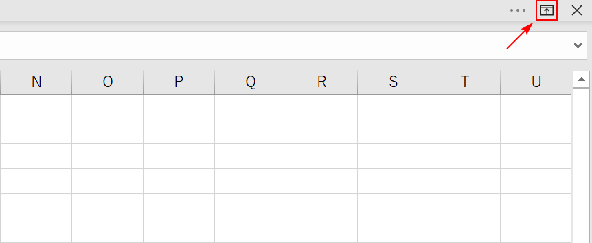 リボンの表示オプション