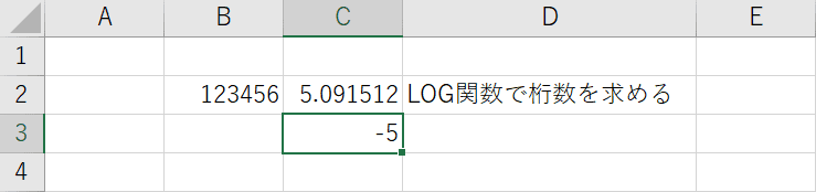INT関数の結果