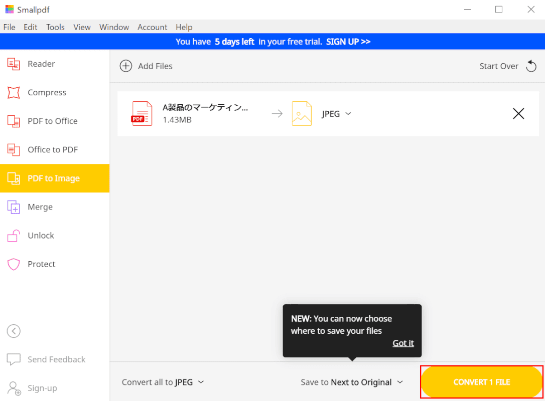 CONVETR 1 FILE