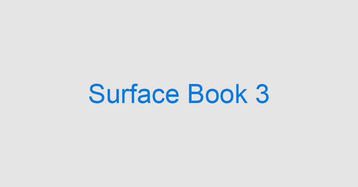 Surface Book 3の価格/機能/人気アクセサリーなどご紹介