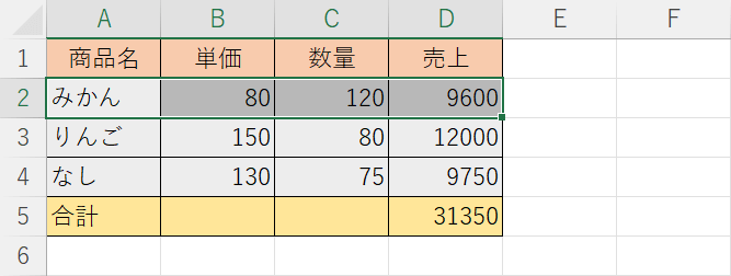 行を入れ替えることができた