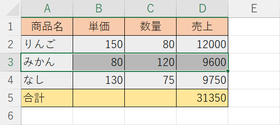 行を入れ替えることができた