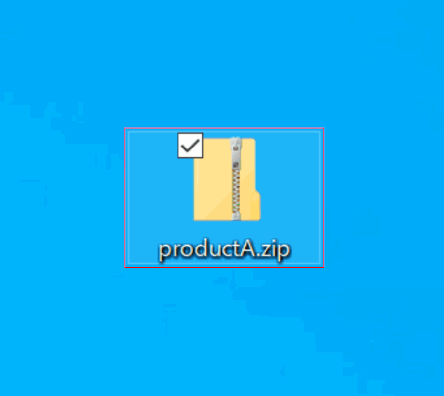 フォルダを開く