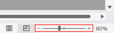 表示倍率を変更する