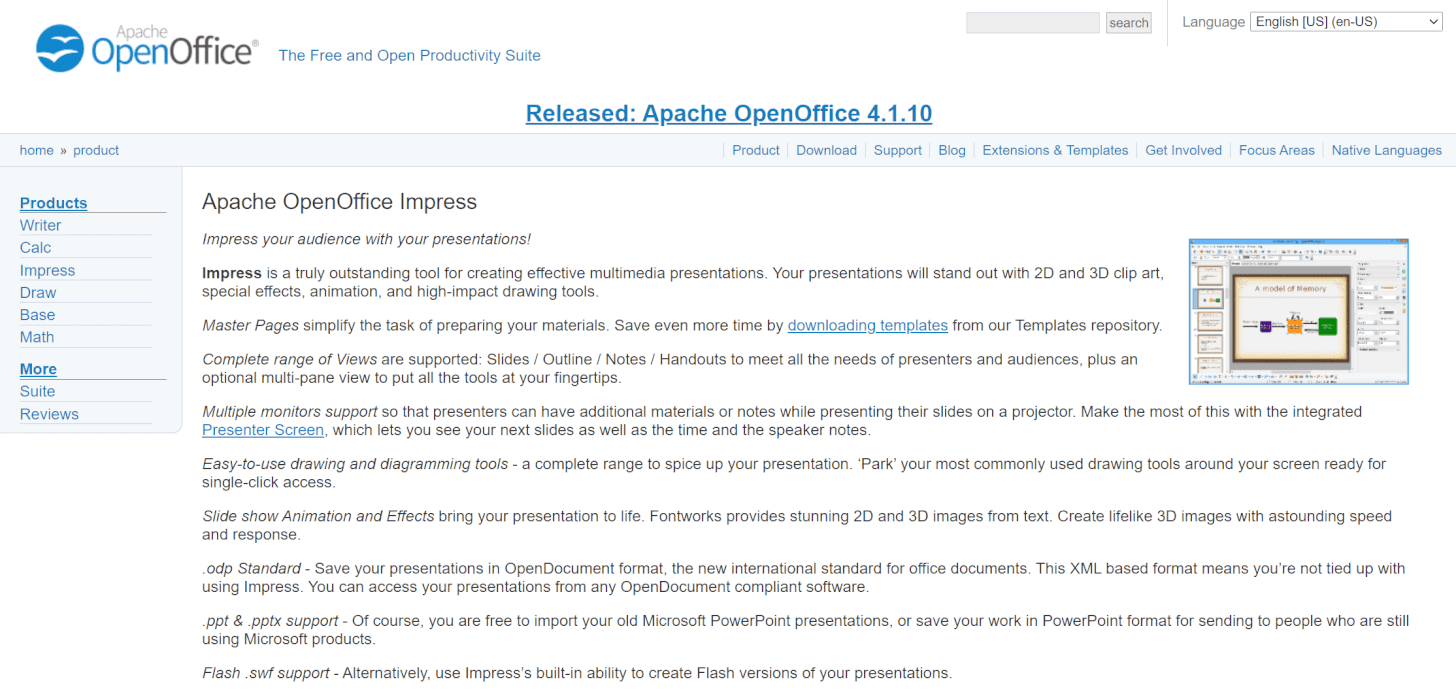 Apache Open Office/Impress